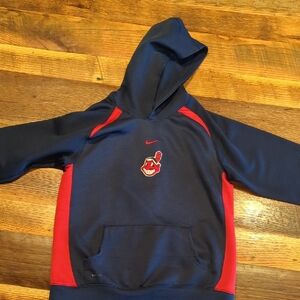 Vintage Cleveland Indians Youth M Nike Hoodie